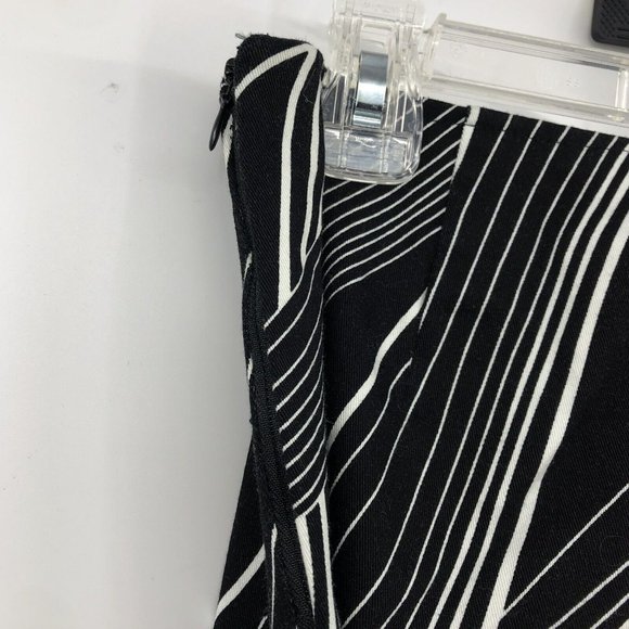 Vintage Haven Bleu B/W Flare Pants sz 6 Psychedelic Y2K - Picture 12 of 13